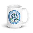 Saint Andrew Curling Club White glossy mug - Broomfitters