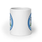 Saint Andrew Curling Club White glossy mug - Broomfitters