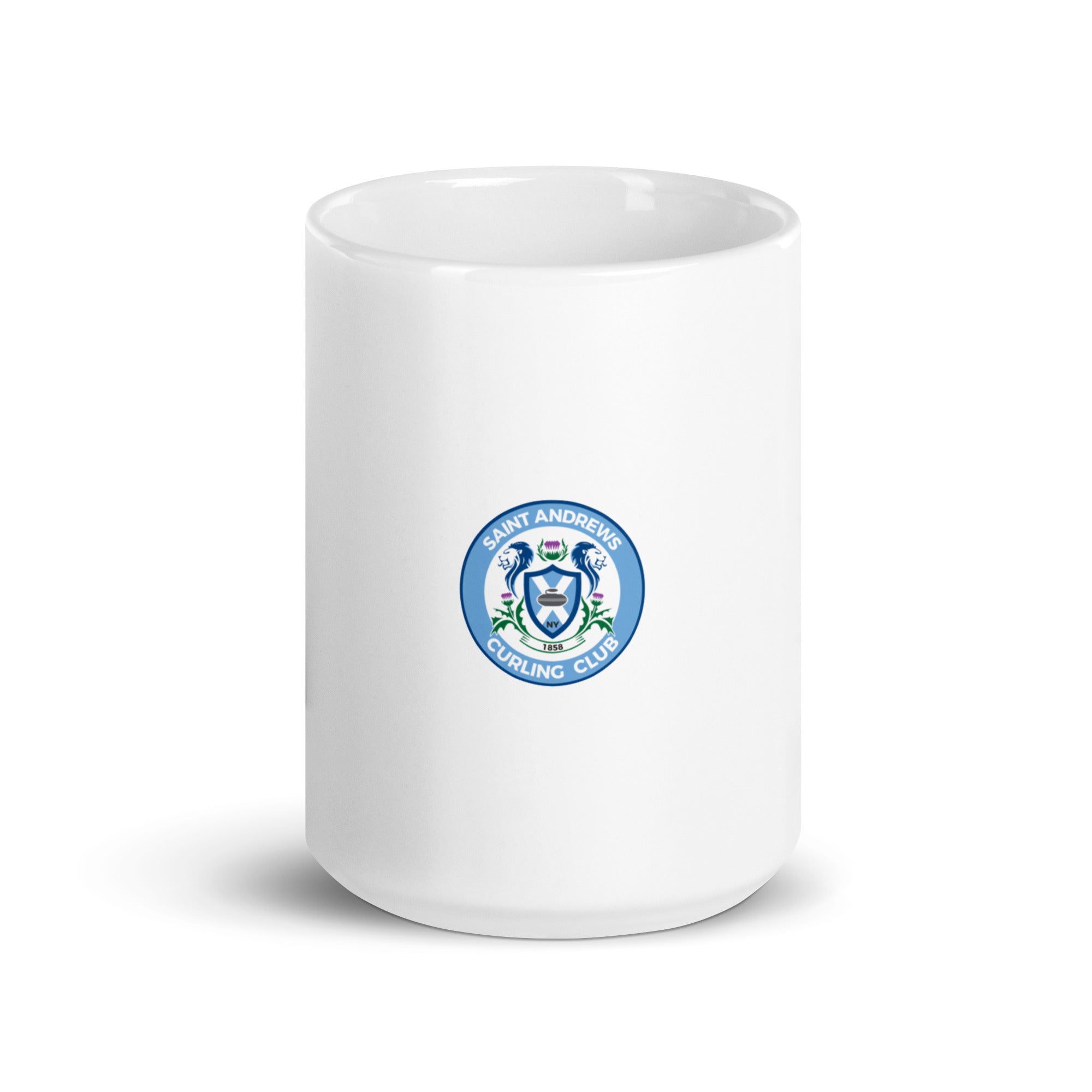 SAINT ANDREWS CURLING CLUB White glossy mug - Broomfitters