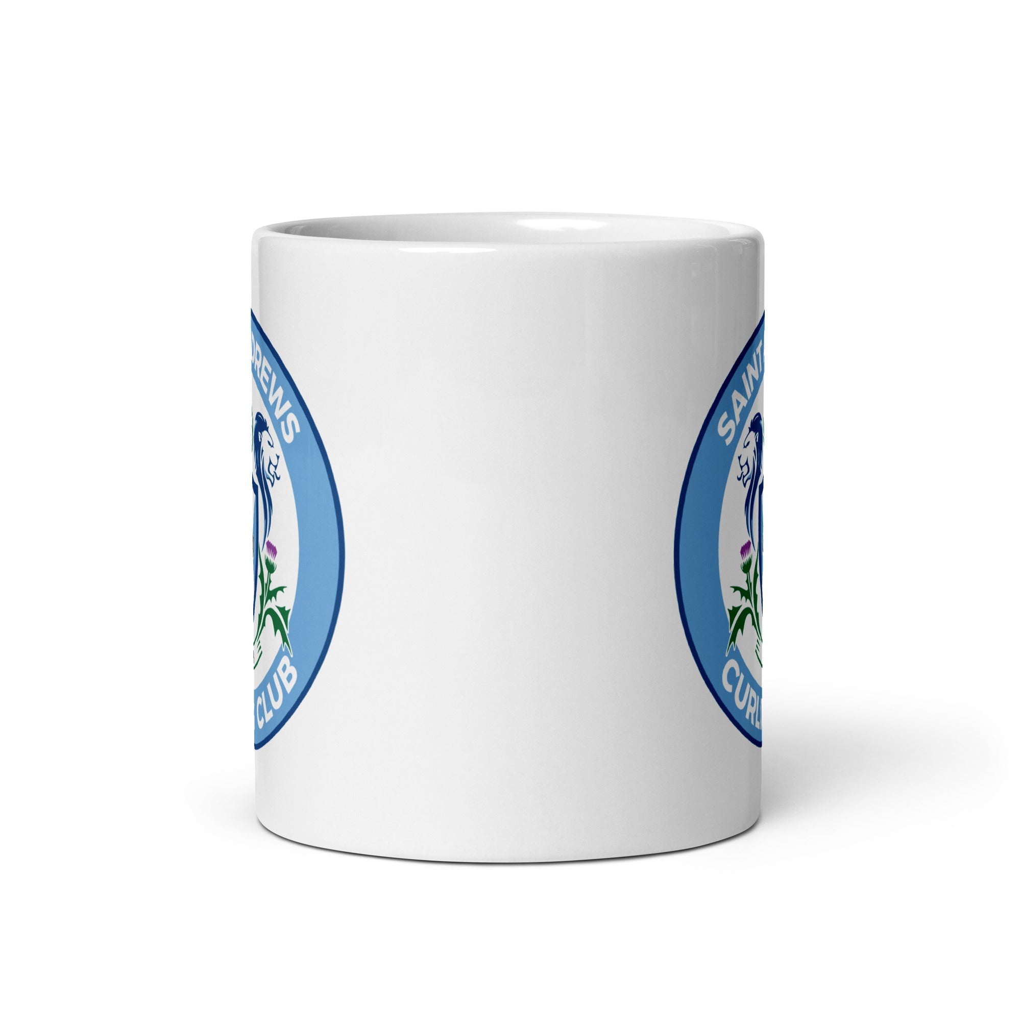 SAINT ANDREWS CURLING CLUB White glossy mug - Broomfitters