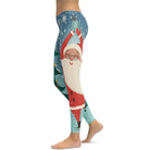 Santa Christmas Tree Leggings - Broomfitters