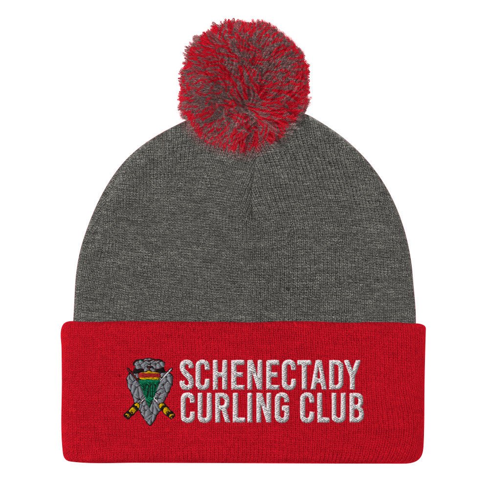 Schenectady Curling Club Pom-Pom Beanie - Broomfitters