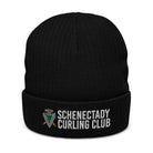 Schenectady Curling Club ribbed knit beanie - Broomfitters