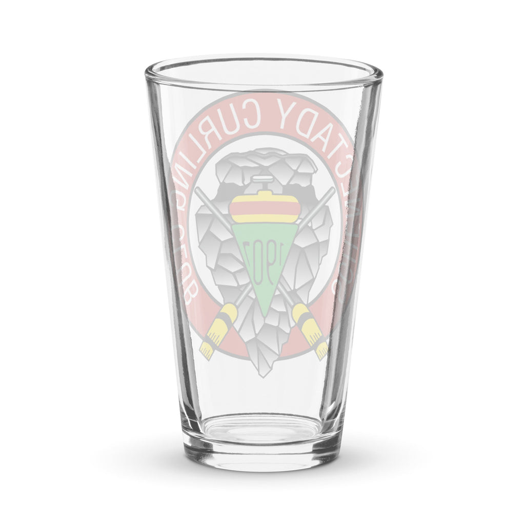 Schenectady Curling Club Shaker pint glass - Broomfitters