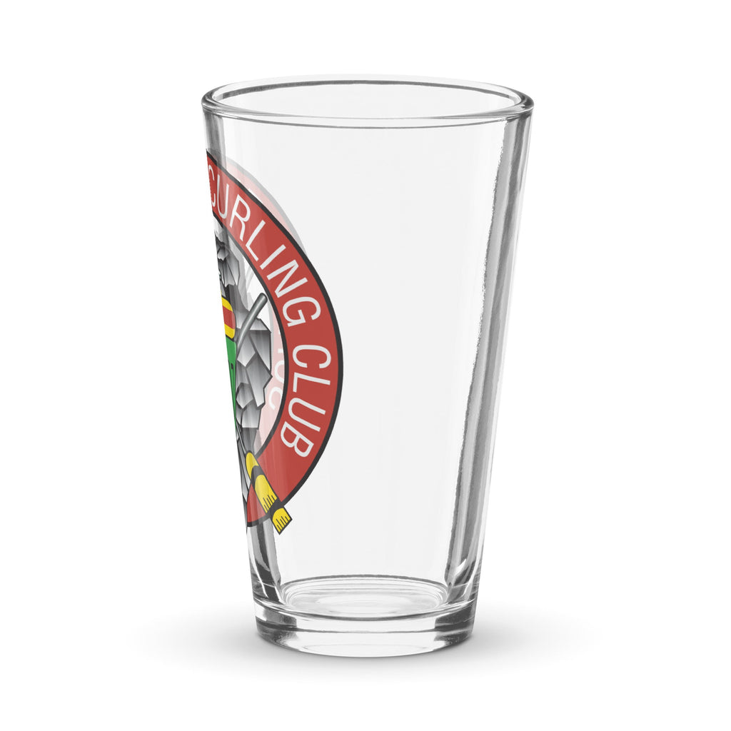 Schenectady Curling Club Shaker pint glass - Broomfitters