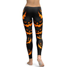 Spooky Pumpkin Halloween Leggings - Broomfitters