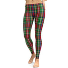 Tartan Christmas Leggings - Broomfitters