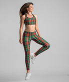 Tartan Christmas Leggings - Broomfitters