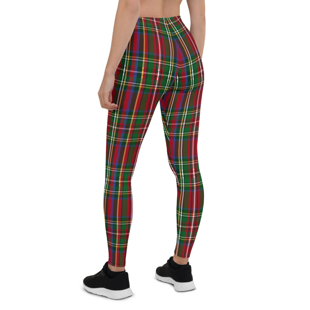 Tartan Christmas Leggings - Broomfitters