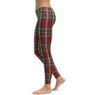 Tartan Christmas Leggings - Broomfitters