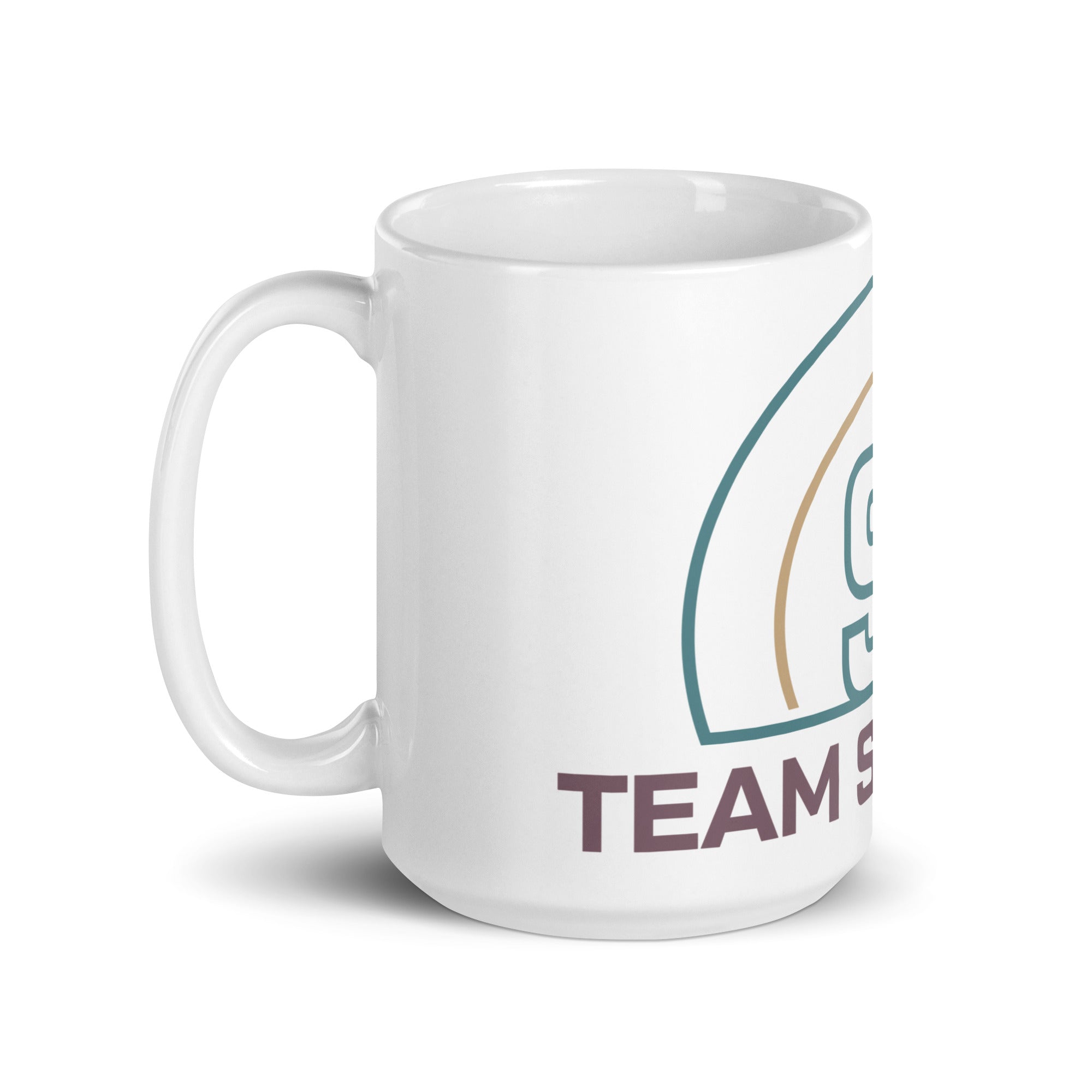 TEAM STROUSE White glossy mug - Broomfitters