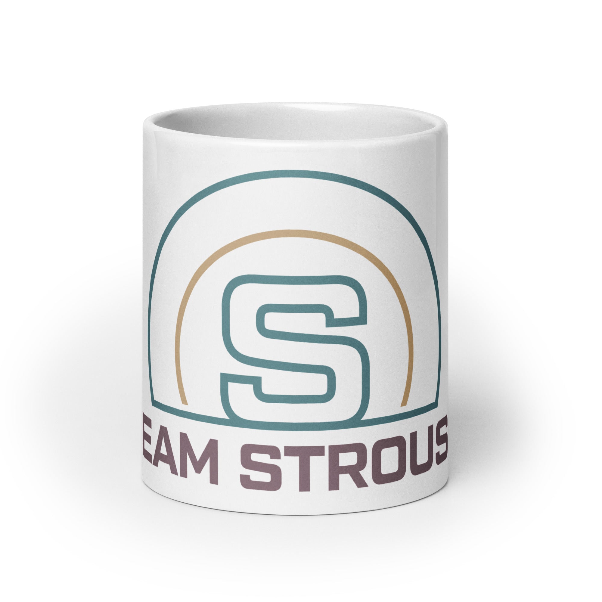 TEAM STROUSE White glossy mug - Broomfitters