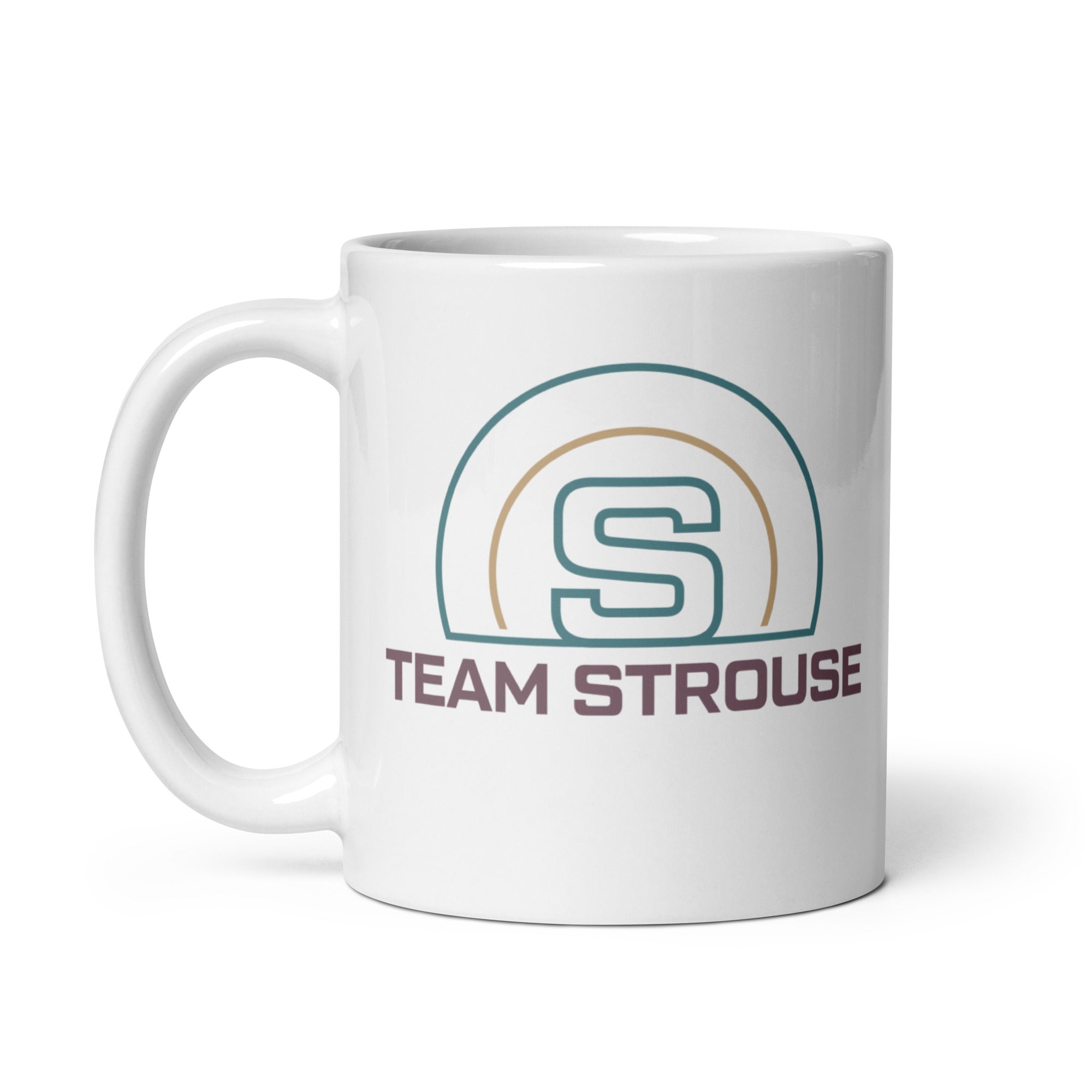 TEAM STROUSE White glossy mug - Broomfitters