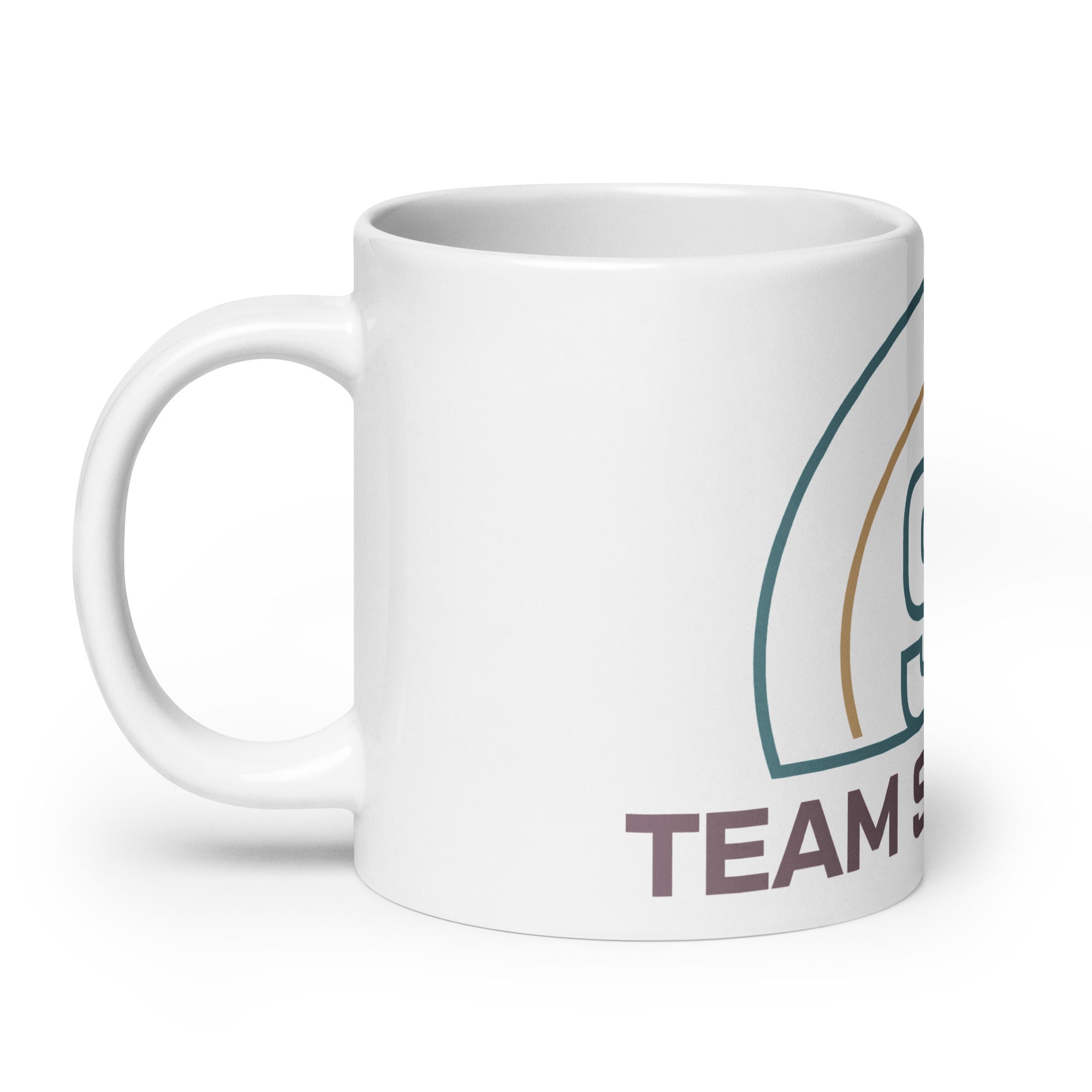 TEAM STROUSE White glossy mug - Broomfitters