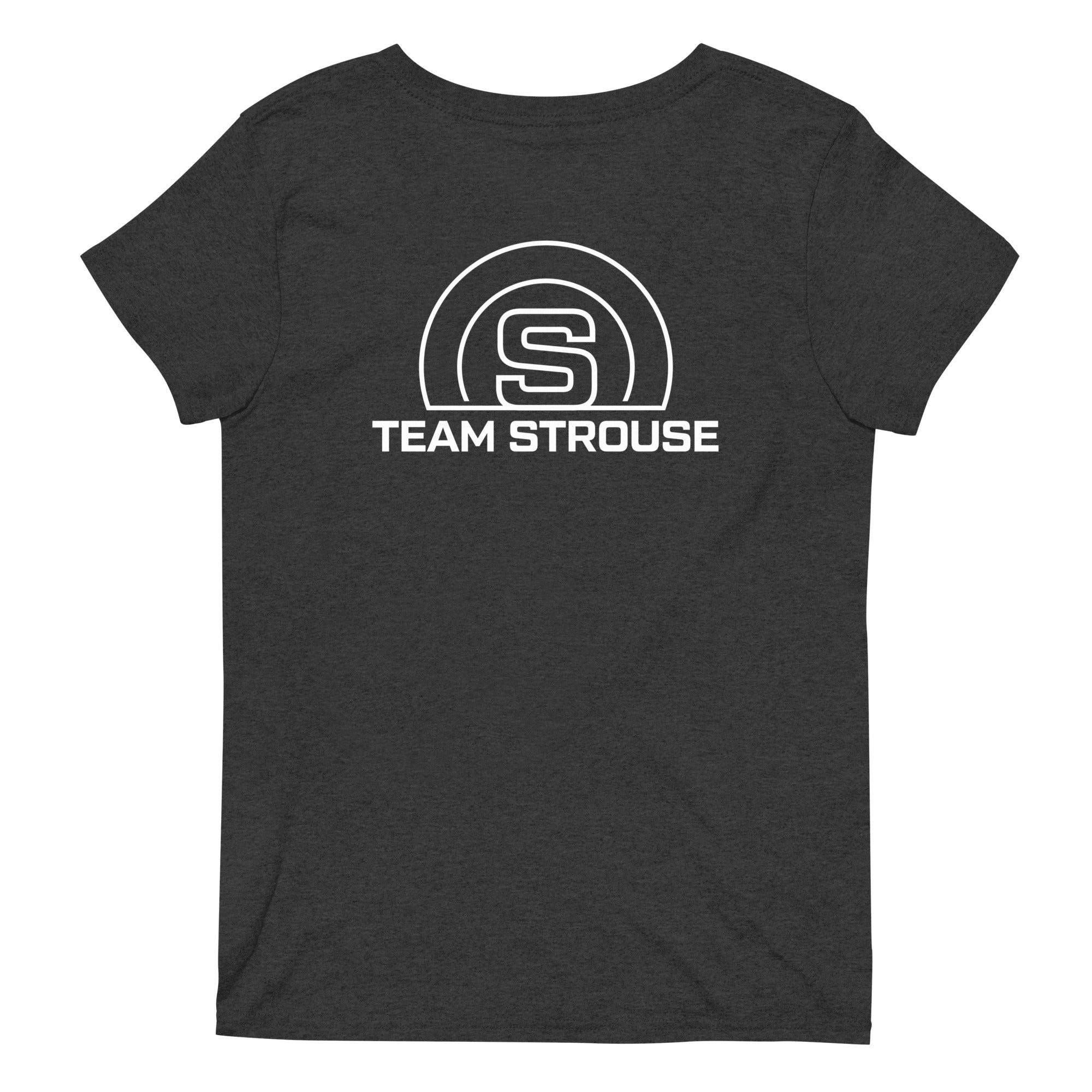 TEAM STROUSE Women’s recycled v-neck t-shirt - Broomfitters