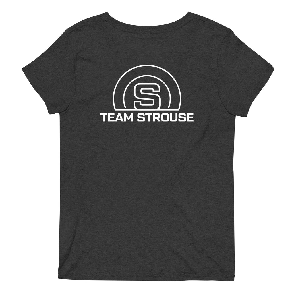 TEAM STROUSE Women’s recycled v-neck t-shirt - Broomfitters