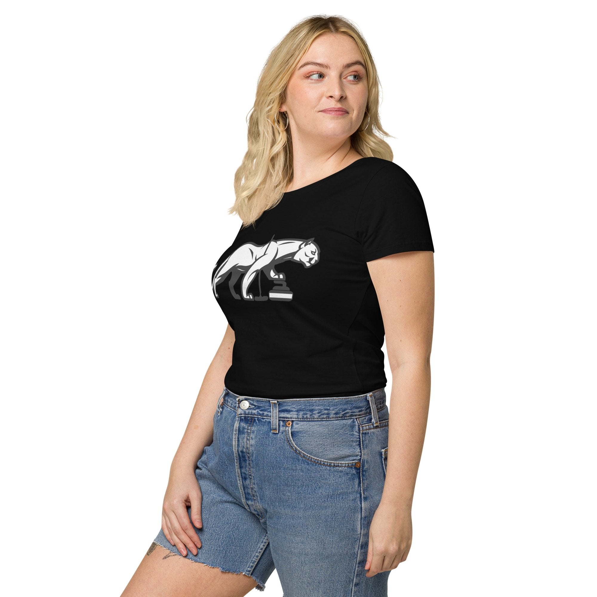 The Night Cat - Curling at Penn State - Women's t-shirt - Broomfitters