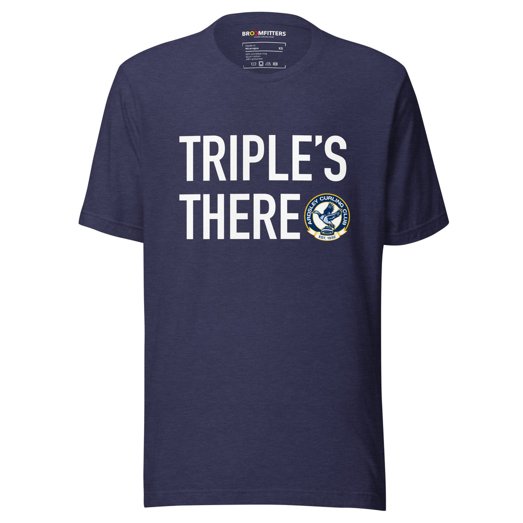 Triple's There - Ardsley Curling Club T-Shirt - Broomfitters
