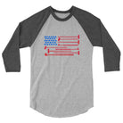 United States of Curling 3/4 sleeve raglan shirt - Broomfitters